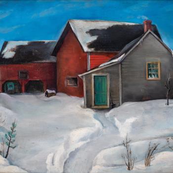 Cramer Cramer Homestead in Winter by Florence Ballin, 1926