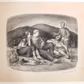 Picnic by Pele DeLappe, 1932