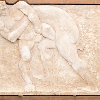[Wrestlers] by Alfeo Faggi, c. 1940