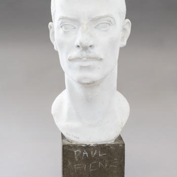Portrait bust of the artist (Paul Fiene) by Paul Fiene, 1932