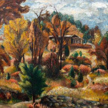 Autumn in Woodstock by Harry Gottlieb, 1930