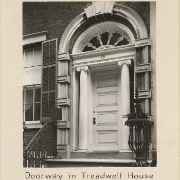Exterior door to a house