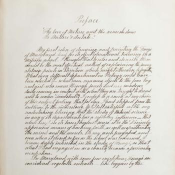 Elegant, handwritten text in cursive on a white background