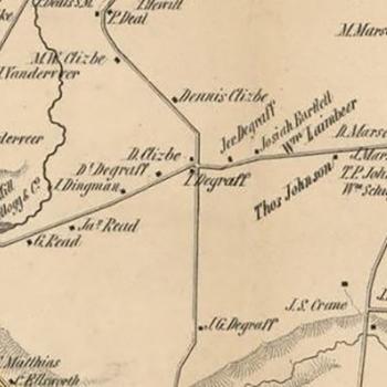 1853 Map of the DeGraff Site