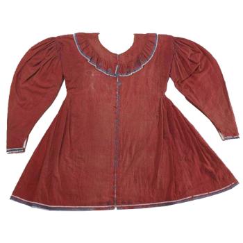 Red woman's overdress