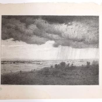 Summer Shower by Bolton Brown, 1920