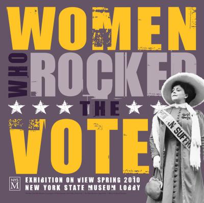women voting poster