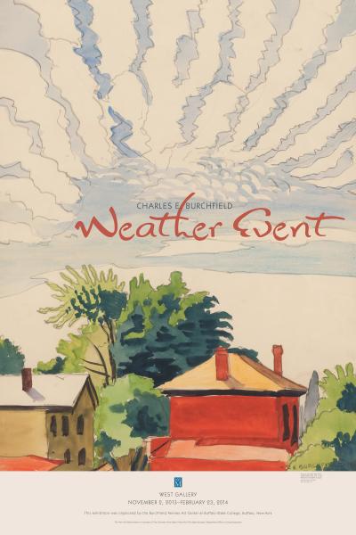 Weather event exhibition signage