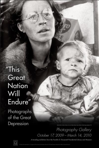 The great nation will endure photography exhibition poster 