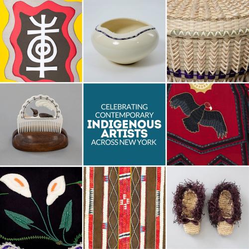 Artwork from the NYSM Contemporary Indigenous Art Collection