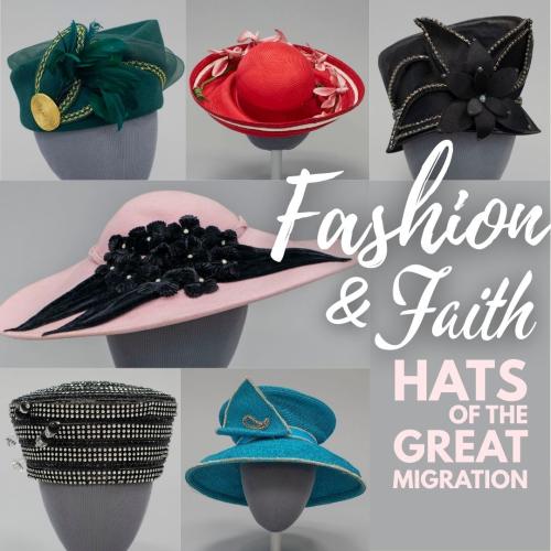 title text over collage of images showing 6 different church hats of varying sizes and designs