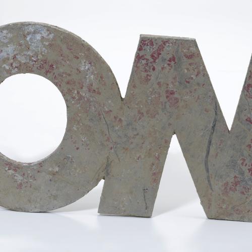 9/11 Aon Sign Fragment