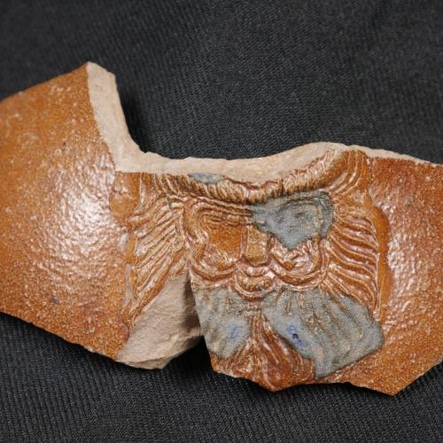 German bellarmine stoneware jug sherd