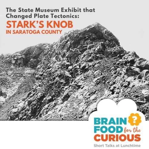 black and white photo of stark's knob