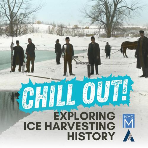 Chill Out! Vintage photo of ice harvesters in action 