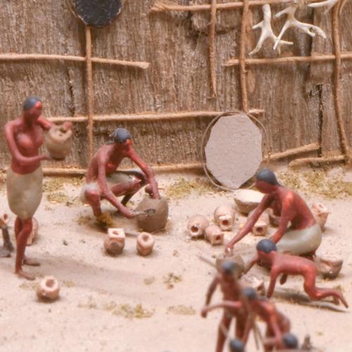 Haudenosaunee Village Model - Pottery
