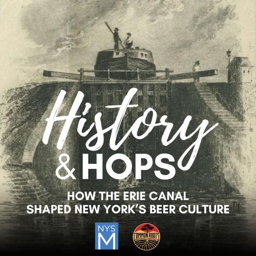 History & Hops, vintage image of Erie Canal