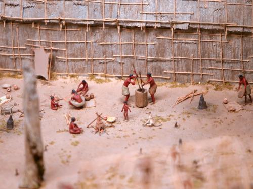 Haudenosaunee Village Model - Women Working