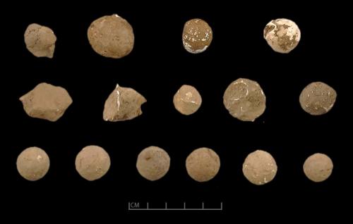 Lead Balls from Fort Franklin