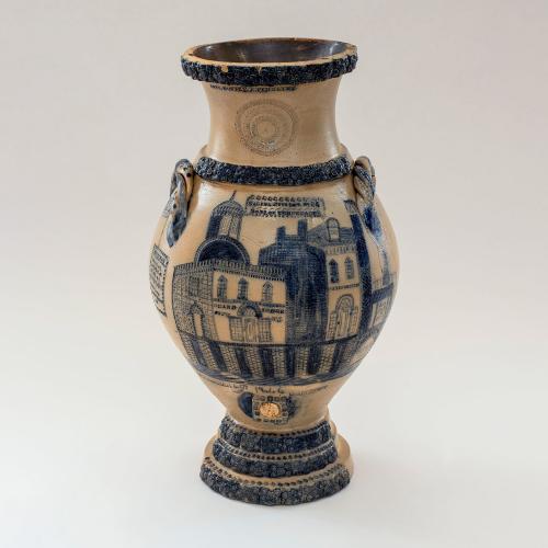 7-gallon water cooler, 1846, Weitsman Stoneware Collection
