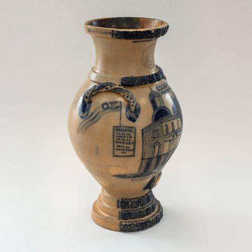 7-gallon water cooler, 1846, Weitsman Stoneware Collection