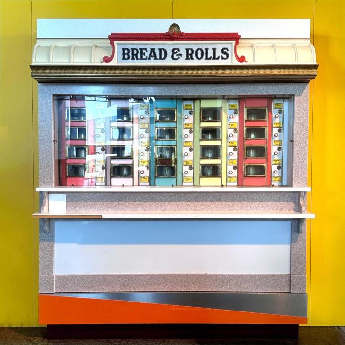 Rainbow-colored Vending Machine