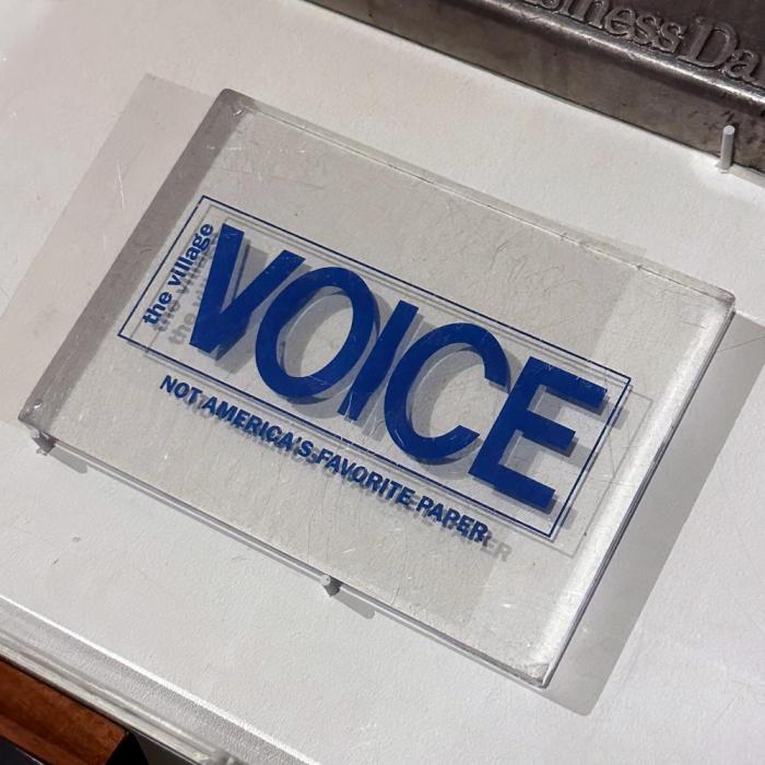 The Village Voice Paperweight