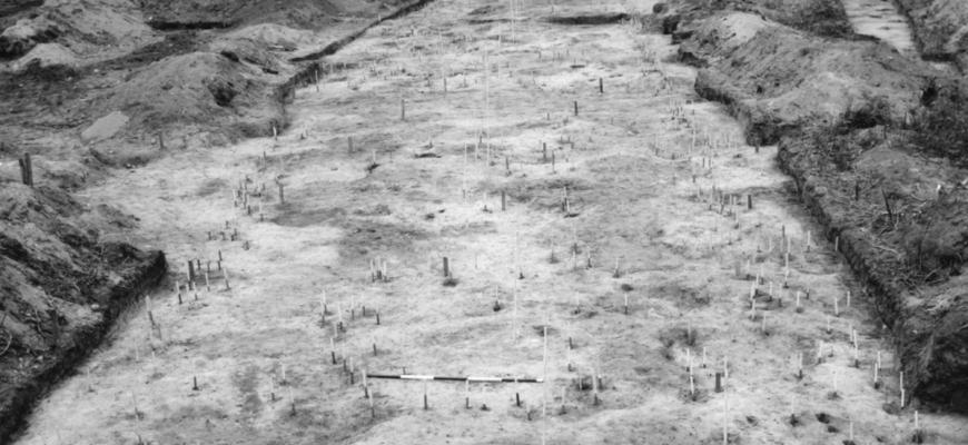 photo of Garoga House archaeological dig
