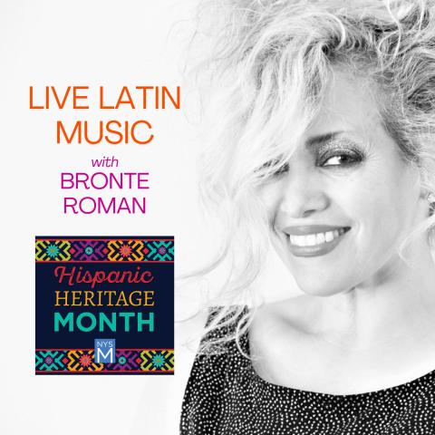 Title graphic with photo of Bronte Roman