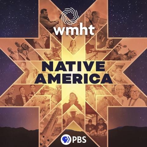 wmht and pbs logos over a collage of photographs of native americans