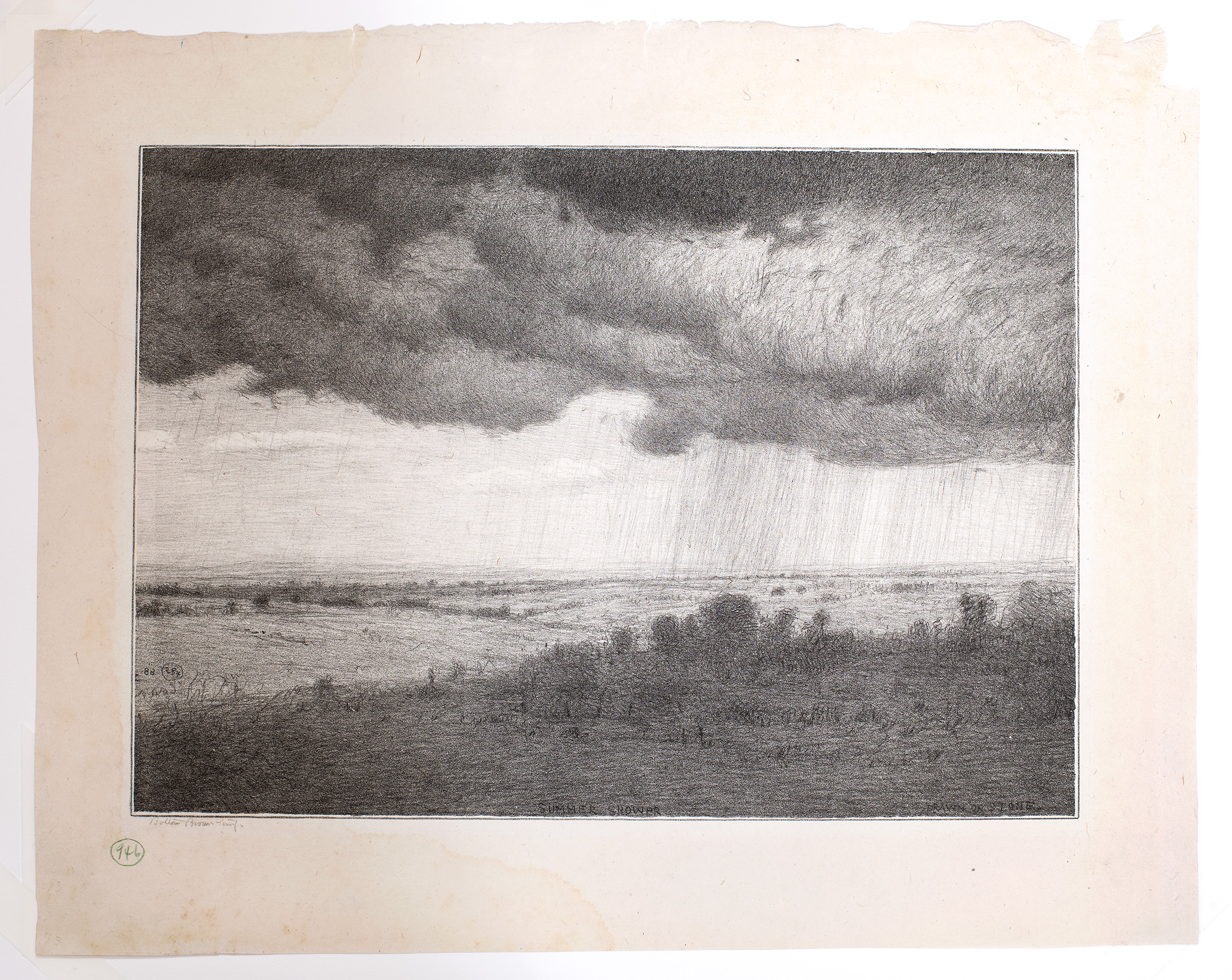 Summer Shower by Bolton Brown, 1920