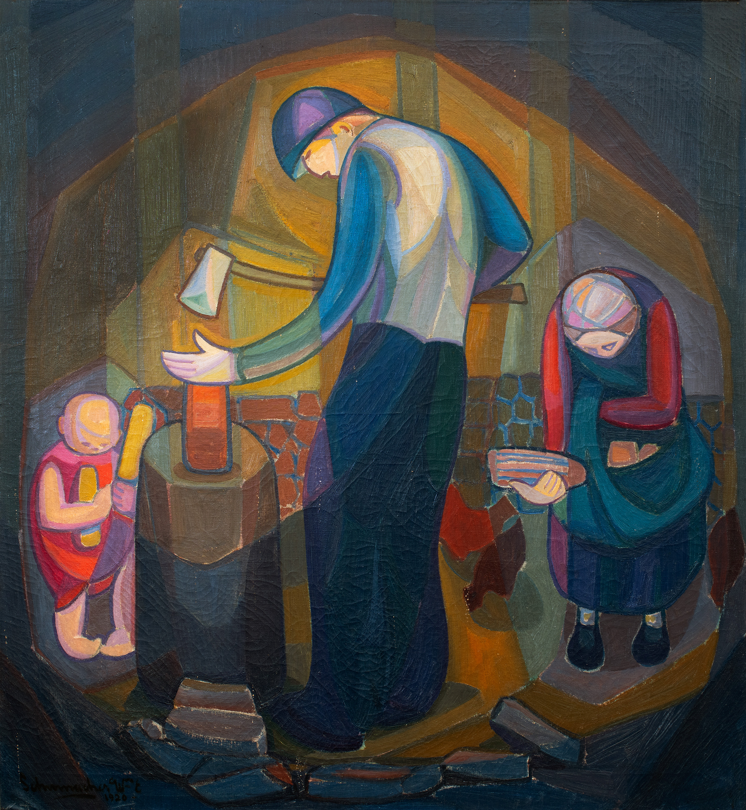 The Woodchopper by William Schumacher, 1920